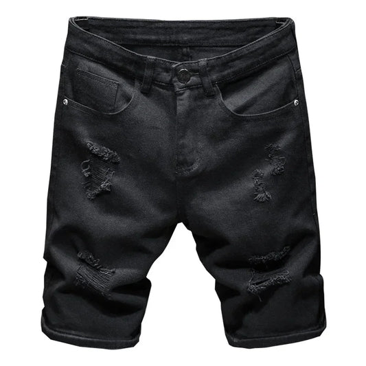 Short En Jean Noir Homme