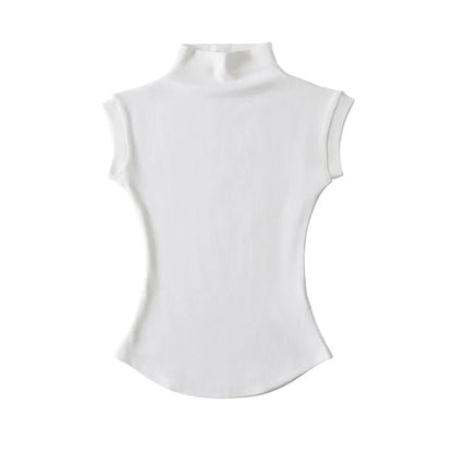 T-Shirt Col Roulé Femme