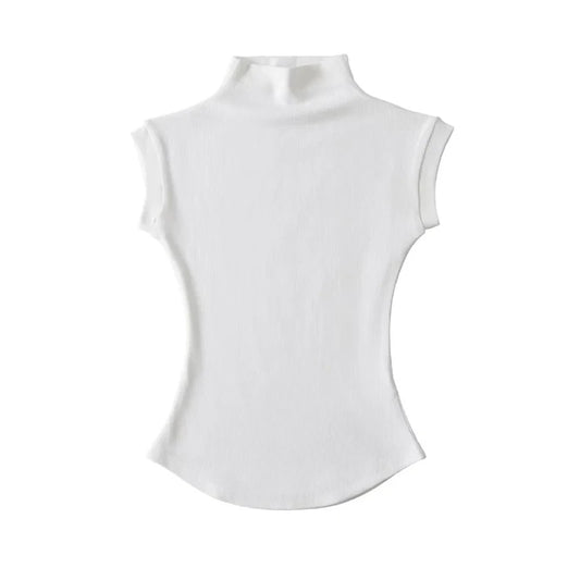 T-Shirt Col Roulé Femme