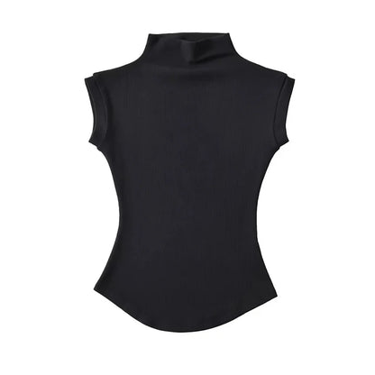 T-Shirt Col Roulé Femme