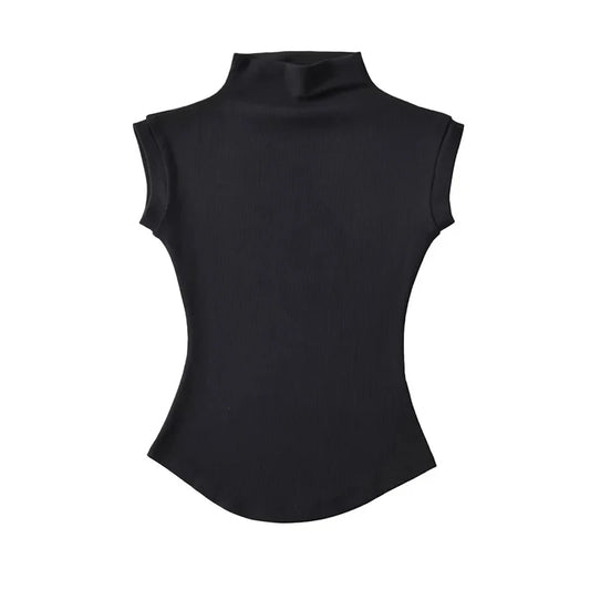 T-Shirt Col Roulé Femme