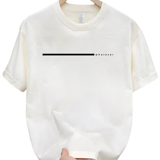 T Shirt Homme Design WHATEVER
