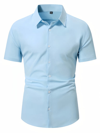KING - Chemise Manche Courte Chic Homme